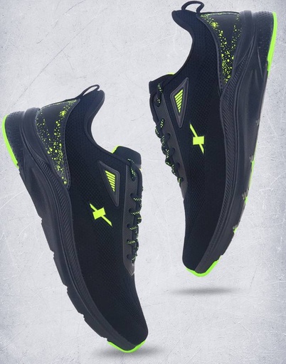 SM-814-BKGN | SPARX CHAUSSURES 814 HOMME |  BLACK/N.GREEN