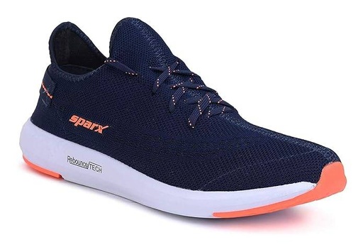 SM-482-NBNO | SPARX SHOES 482 GENTS N.Blue N.Orange