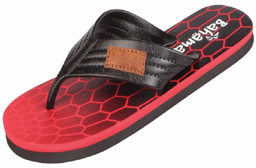 BHG-119-BKRD | BAHAMAS 119 GENTS Black Red