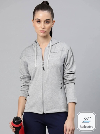 AAWJKTSM00084202 | ALCIS WOMENS POWERFLEX HOODED SWEAT JACKET