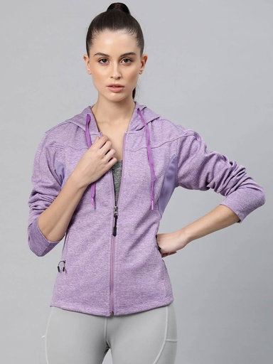AAWJKTSM00084203 | ALCIS WOMENS POWERFLEX HOODED SWEAT JACKET